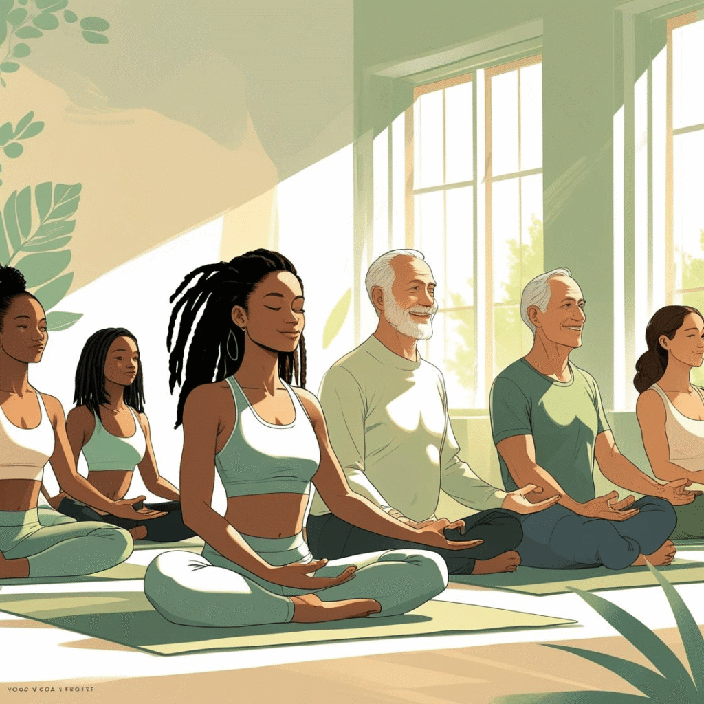 Yoga presencial em Rio do Sul, estúdio Budag de Hatha Yoga com instrutora Consuelo
